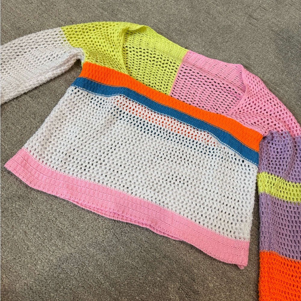 Colorful Knit Women's Sweater